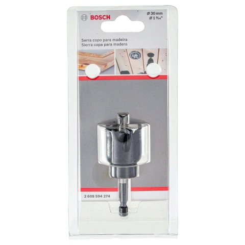 Serra Copo Bosch Carbon Madeira 30 mm 1 3/16''