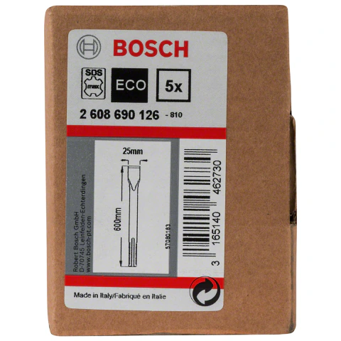 Talhadeira Bosch Pro Sds Max 4C 25X600 mm 5Un