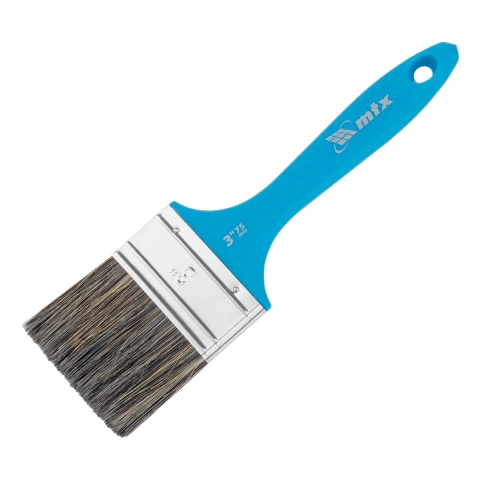 Trincha Pincel 3 Polegadas Cerdas Mistas Para Tintas Látex E Acrílicas Cabo Plástico Mtx