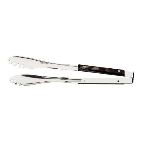 Pegador De Carne Tramontina Churrasco Aço Inox E Cabo Polywood Castanho