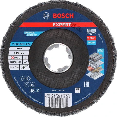 Disco Flap Bosch Scm Expert N475 115mm Muito Fino 10U