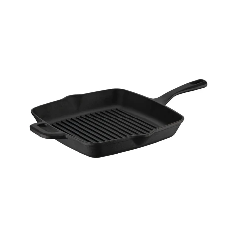 Bistequeira Tramontina Fargo Ferro Fundido 27 Cm 2,3 L Pre-Seasoned Indução Espessura 2,3 Mm