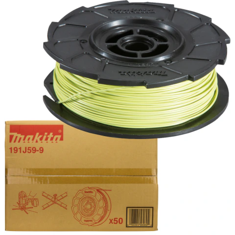 Caixa com Carretéis Arame Makita 191J59-9 0.8mm Ferragem