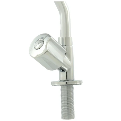 Torneira Para Cozinha Bica Móvel Mesa Latão Cromado 1/2'' Abertura Rápida C40 Liege