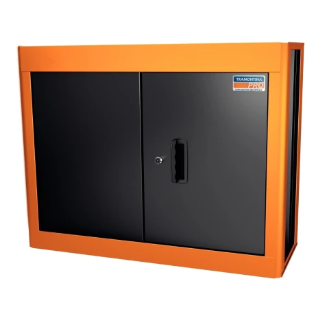 Painel Ferramentas Superior Pequeno 150 Kg 60 Kg 2 Portas Aço Conformado 0.9 mm 100° Tramontina PRO