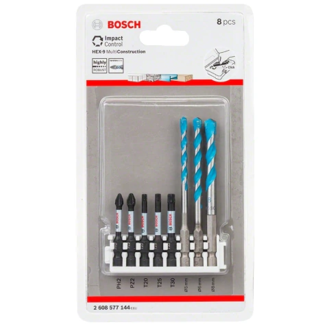 Kit Bosch Pro Impact & Multi Construction 8Un