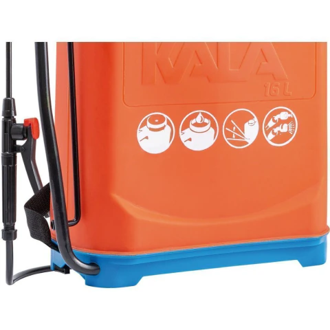 Pulverizador Costal 16 Litros Manual Kala Jato Regulável Plástico PP