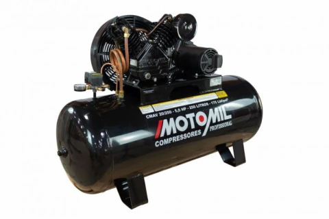 Compressor 175lbs 5HP Trifásico 220/380V CMAV-20/250 Motomil