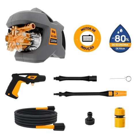Lavadora de Alta Pressão 2200W 1305PSI 510L/H 127V WAP WL 4200 Profissional