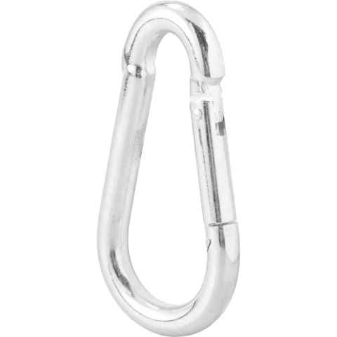 Mosquetão com trava 10x100mm leve galvanizado - Vonder