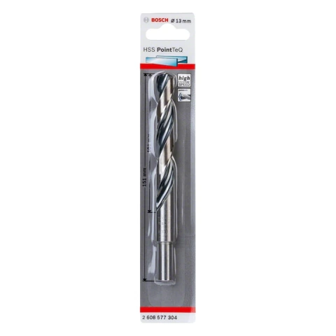 Broca Para Metal Bosch Aço Rápido Hss-Pointteq 13,0mm