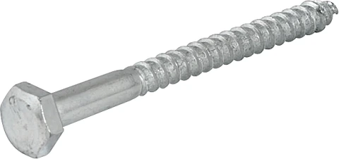 Parafuso Sextavado Rosca Soberba 1/4X70 7/16'' Zincado Nove54 ASME B18.2.1