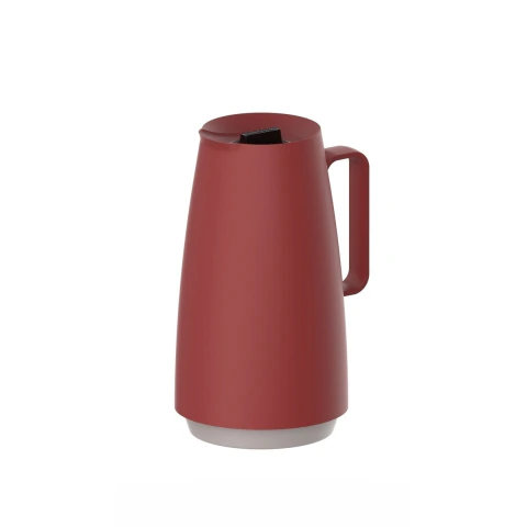Bule Térmico Tramontina Exata 500ml Ampola Vidro Plástico Vermelho Corta-pingos Design Ergonômico