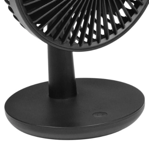 Ventilador De Mesa Portátil 5W 1500mAh USB Preto Silencioso Liege