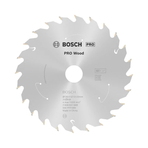 Disco De Serra Circular Bosch Pro Wood Cordless 136mm 24 D