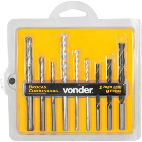Jogo c/ Furadeira 1/2" + Esmerilhadeira 4.1/2" 220V Vonder