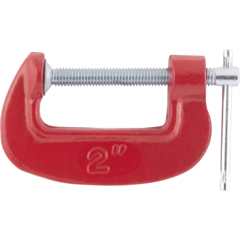 Grampo tipo c 2" ferro fundido leve Nove54