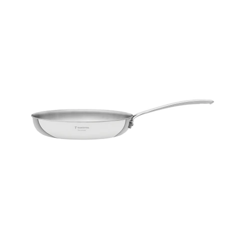 Frigideira Tramontina Luna Aço Inox Corpo Triplo 26 Cm 2,2 L Indução Forno Profissional Original