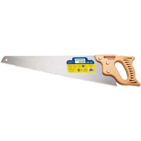 Serrote Profissional Tramontina MASTER 24'' 5 Dentes por Polegada Aço Carbono Cabo Madeira