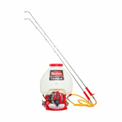 Pulverizador Costal 25,4cc 25L 2 Lanças 1 HP Toyama TS26B-N Motor 2 Tempos