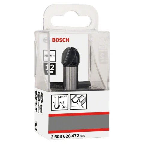 Fresa De Meia-Cana Bosch Standard 12mm 8X16X12,7mm G54mm