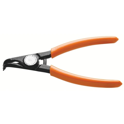 Alicate para Anéis Externo Curvo 9'' Tramontina PRO - Aço Cromo Vanádio, Isolamento 1000V, DIN 5254
