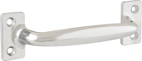 Puxador tipo alça 120mm metálico niquelado Vonder
