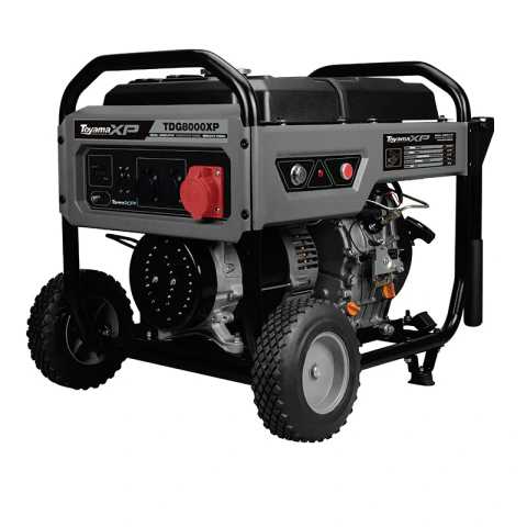Gerador Diesel Mono 6.5 KVA 60Hz 20L 12HP Toyama TDG8000EXP Bivolt AVR