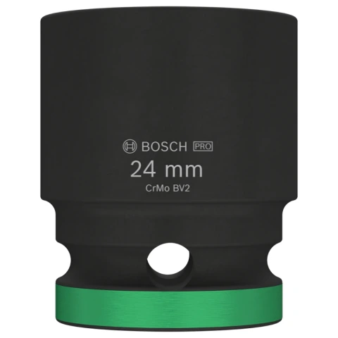 Soquete Bosch Pro Impact 24mm Curto Encaixe 1/2''