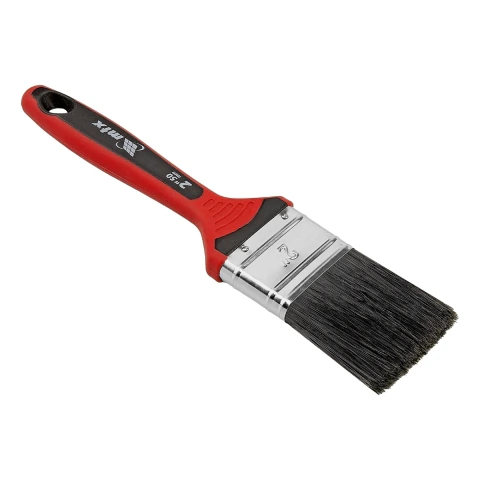 Trincha Pincel 50mm 2 Polegadas Para Tintas Esmalte E Óleo Cerdas Pretas Mtx
