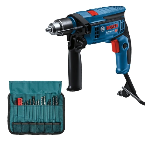 Furadeira De Impacto Bosch Gsb 13 Re-X23 750W 220V Set 23 Ac