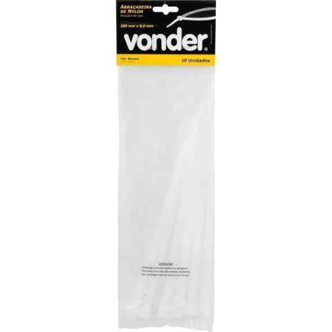 Abrac de Nylon 280X9,0 Branca Conjunto c/ 10 peças Vonder