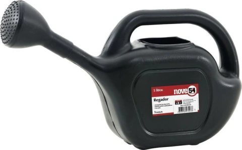 Regador plástico 5 litros preto Nove54
