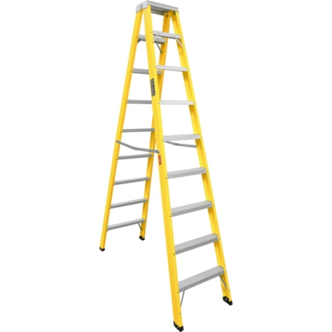Escada Fibra Tesou 8X2 Degraus Importada
