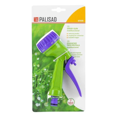 Esguicho Tipo Pistola 7 Jatos Ajustáveis Palisad