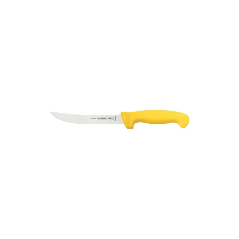 Faca Para Desossar Tramontina Profissional Master 6 Polegadas Aço Inox Cabo Amarelo Antimicrobiano