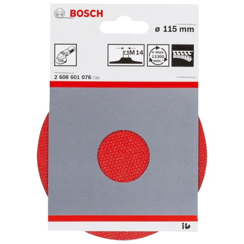 Prato Para Esmerilhadeira Com Porca M14 Bosch 115mm