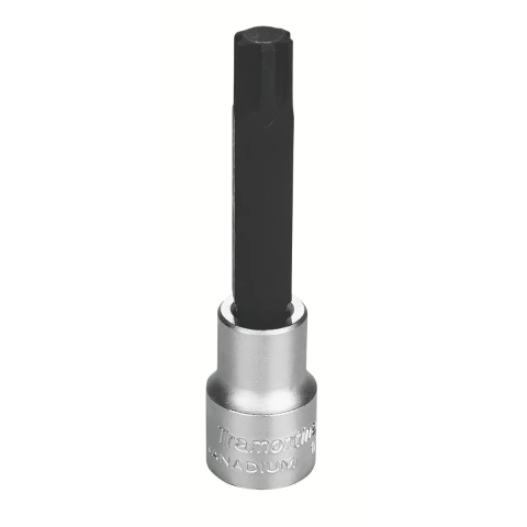 Soquete 12 mm Aço Cromo Vanádio 1/2'' Encaixe Ponta RIBE Longa Tramontina PRO