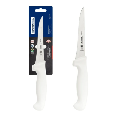 Faca Para Desossar 5 Polegadas Tramontina Profissional Master Aço Inox Cabo Antimicrobiano 56 HRc