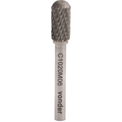 Lima rotativa vídea abaulada 6x16mm haste 6mm lc006 Vonder