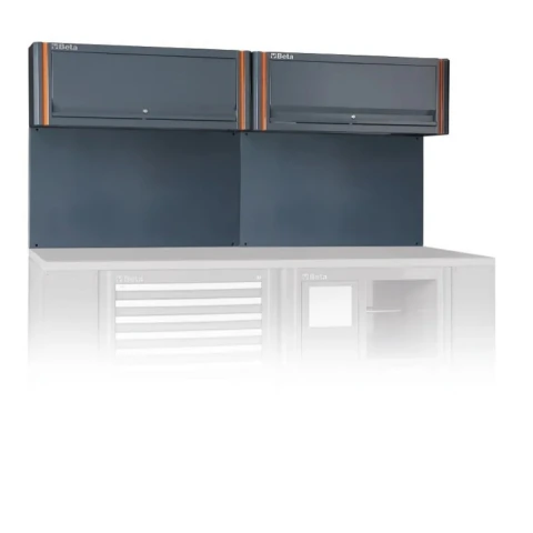 Painel de Ferramentas com 2 Armários Suspensos para Oficina C55 2PM Beta
