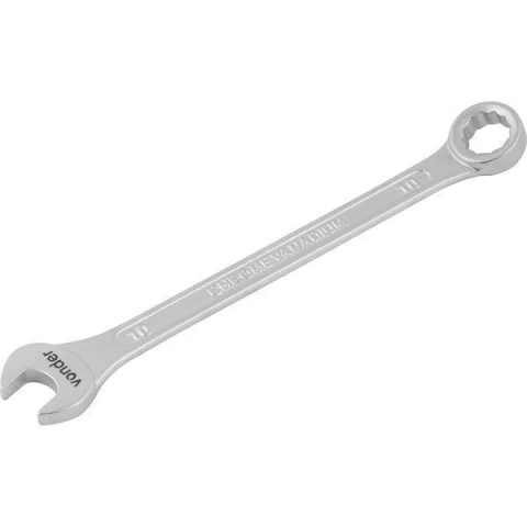 Chave combinada 10mm cromo vanádio fosco cartela Vonder
