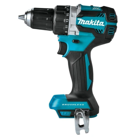 Parafusadeira Furadeira 13mm Bateria 18V com Bateria Carregador Bit Phillips Maleta DDF484RFE Makita