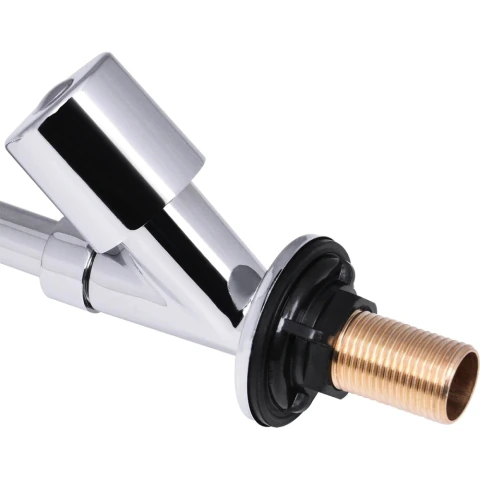 Torneira Para Lavatório Bica Móvel Mesa Latão Cromado 1/2'' Abertura Rápida C40 Liege