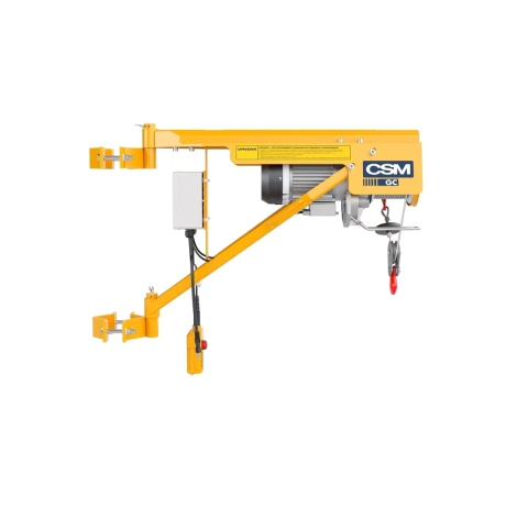 Guincho De Coluna 200Kg Monofásico 1.25 CV 30 Metros De Elevação Profissional Sem Cabo De Aço Csm