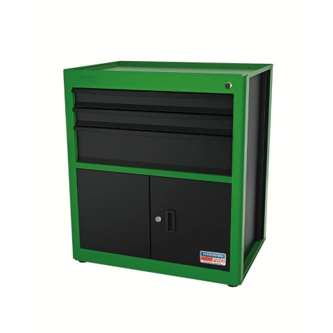 Módulo Bancada 3 Gavetas 2 Portas 100° Aço Conformado Tramontina PRO