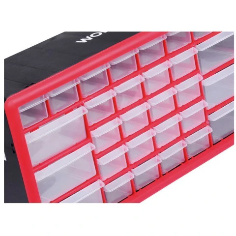 Organizador Plástico 500x160x250mm 30 Gavetas Worker Multiuso