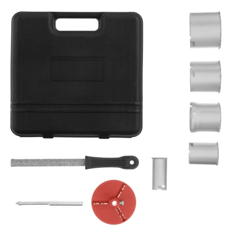 Jogo Serra Copo Diamantada 33-83mm Sextavada MTX 728429