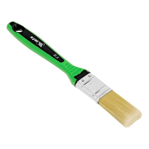 Trincha Pincel 25mm Para Pintura Multiuso Cerdas Sintéticas Cabo 2 Componentes Mtx 1 Peça
