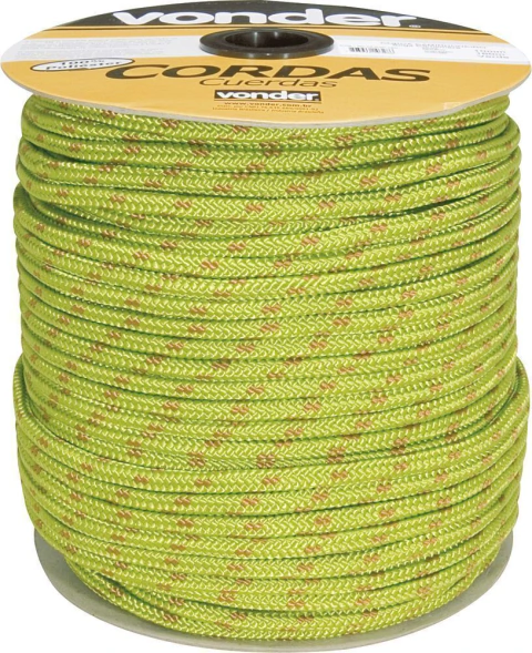 Corda Trançada 12,0mm 11,0kg 111m Verde Vonder